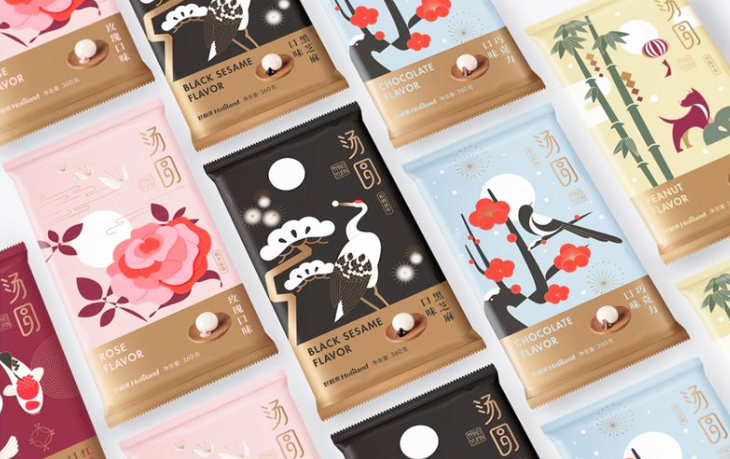 湯圓食品中國風(fēng)包裝設(shè)計(jì)