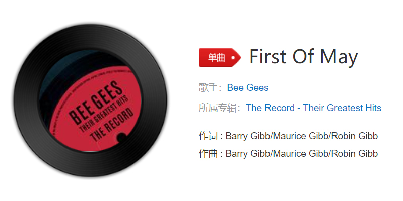 ��Y��������������First Of May��